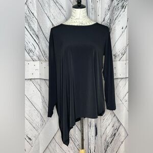CLARA SUNWOO Asymmetrical Tunic Black L
